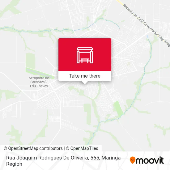 Rua Joaquim Rodrigues De Oliveira, 565 map