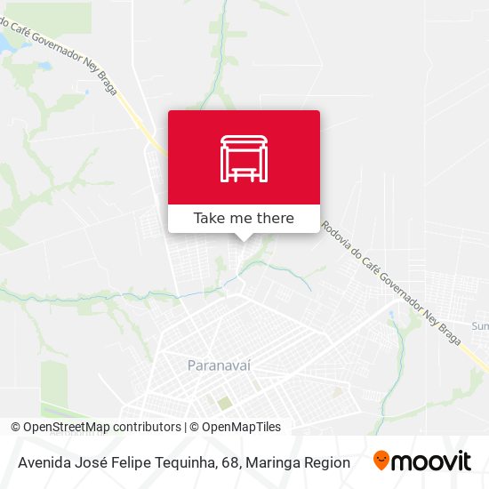 Mapa Avenida José Felipe Tequinha, 68