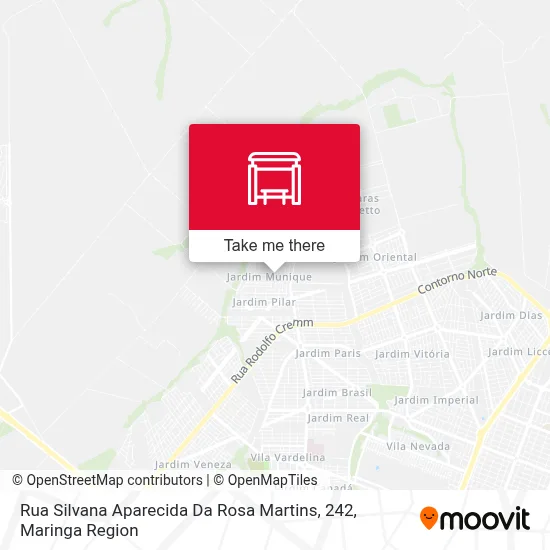 Rua Silvana Aparecida Da Rosa Martins, 242 map