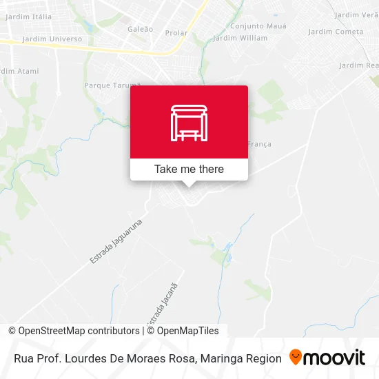 Rua Prof. Lourdes De Moraes Rosa map