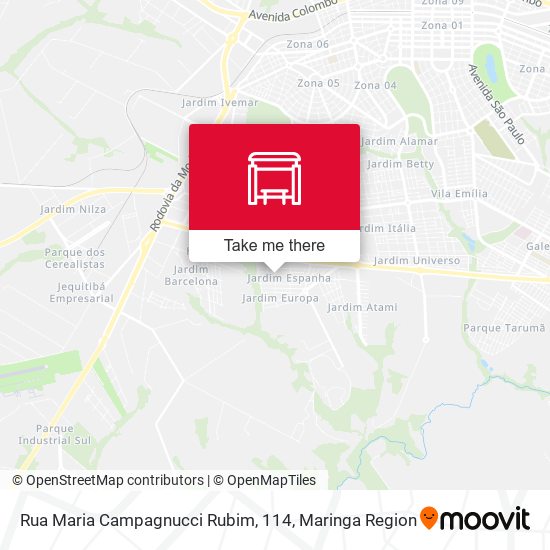 Rua Maria Campagnucci Rubim, 114 map