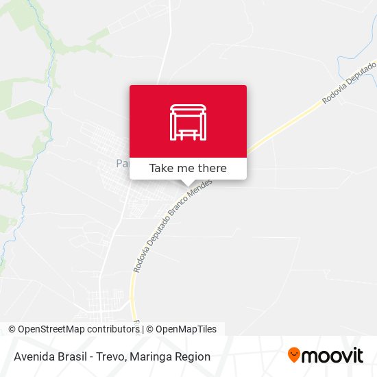 Avenida Brasil - Trevo map