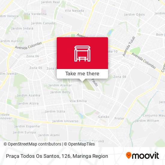 Praça Todos Os Santos, 126 map