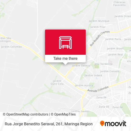 Rua Jorge Benedito Seraval, 261 map