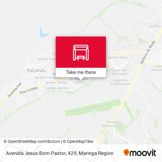 Avenida Jesus Bom Pastor, 429 map