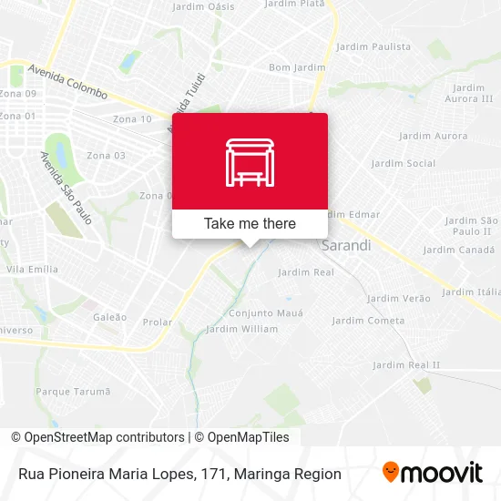 Rua Pioneira Maria Lopes, 171 map