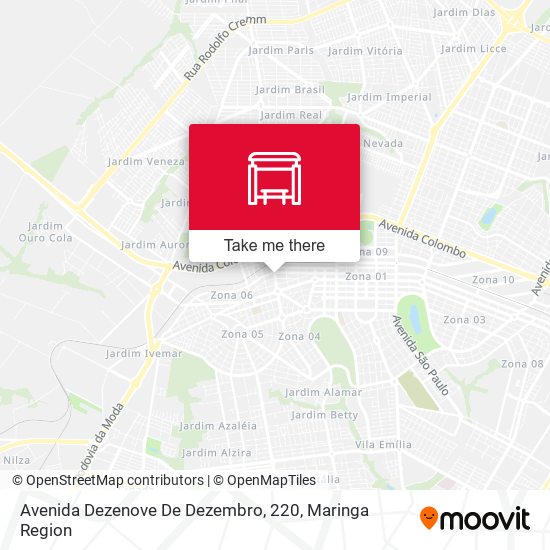 Avenida Dezenove De Dezembro, 220 map