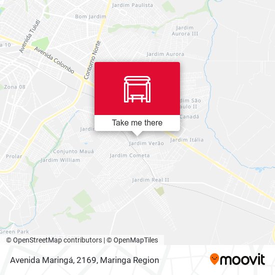Mapa Avenida Maringá, 2169