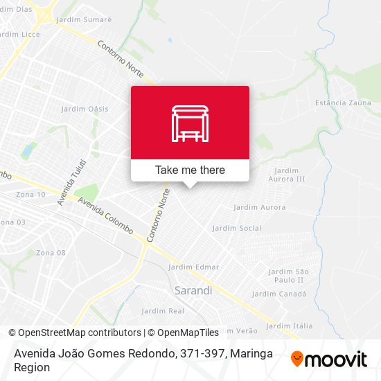 Avenida João Gomes Redondo, 371-397 map