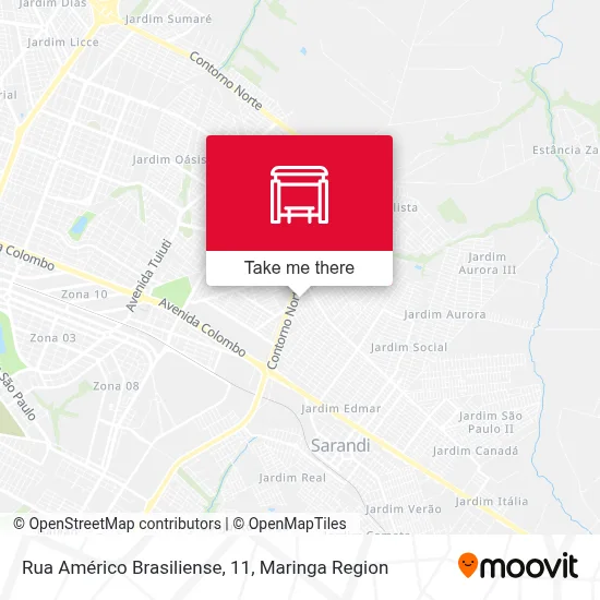 Rua Américo Brasiliense, 11 map