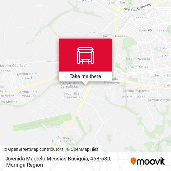 Avenida Marcelo Messias Busiquia, 458-580 map