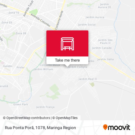 Rua Ponta Porã, 1078 map