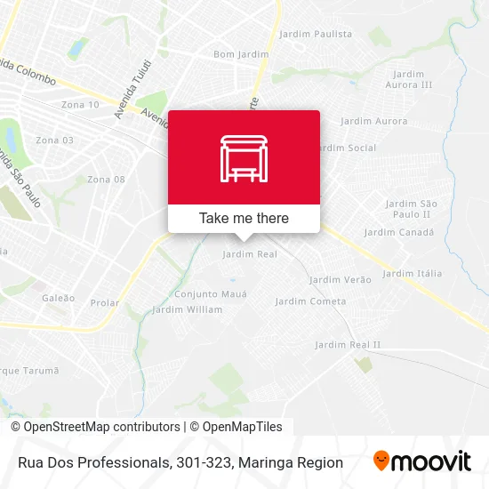 Rua Dos Professionals, 301-323 map