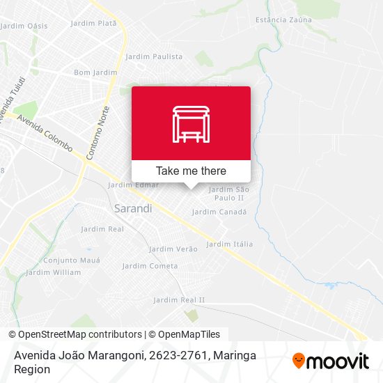 Avenida João Marangoni, 2623-2761 map