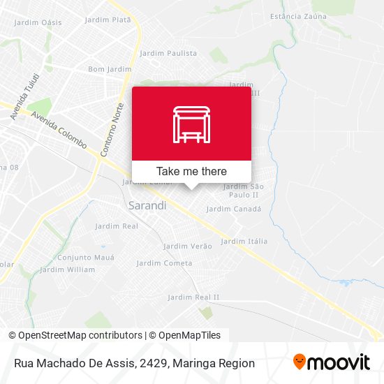 Mapa Rua Machado De Assis, 2429