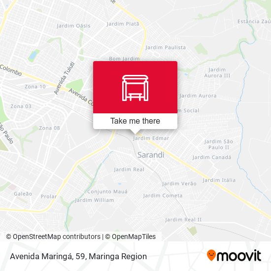 Avenida Maringá, 59 map