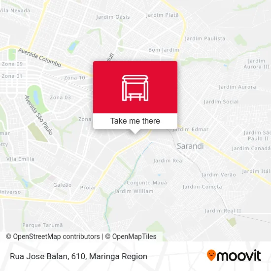 Rua Jose Balan, 610 map