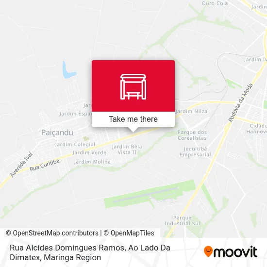 Rua Alcídes Domingues Ramos, Ao Lado Da Dimatex map