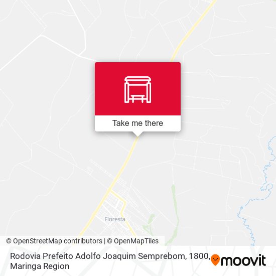 Rodovia Prefeito Adolfo Joaquim Semprebom, 1800 map