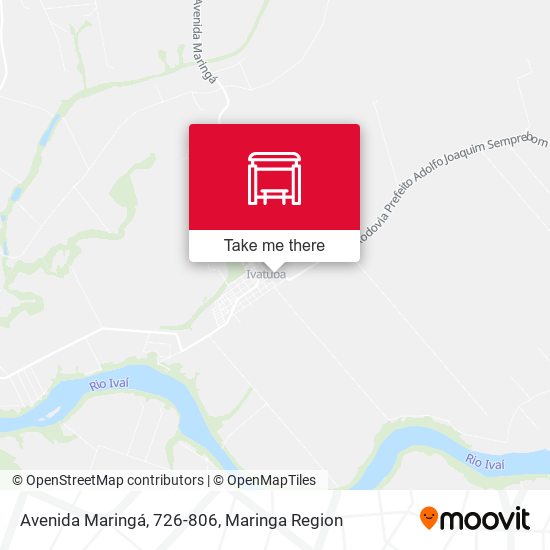 Mapa Avenida Maringá, 726-806