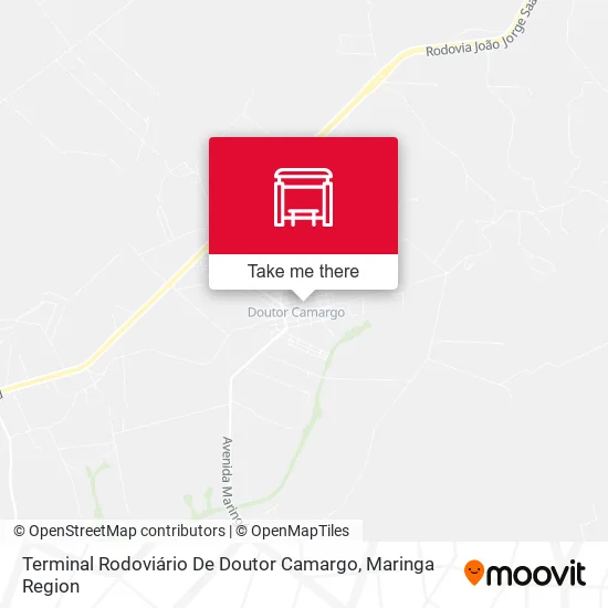 Terminal Rodoviário De Doutor Camargo map