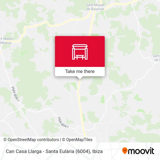 Can Casa Llarga - Santa Eulària (6004) map