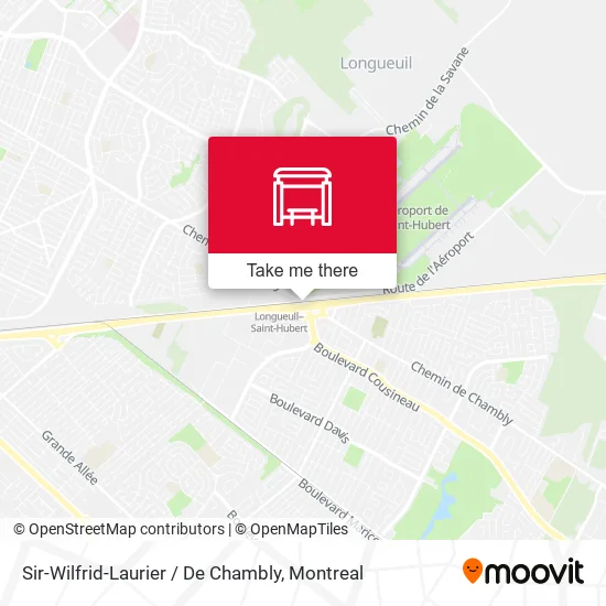 Sir-Wilfrid-Laurier / De Chambly map