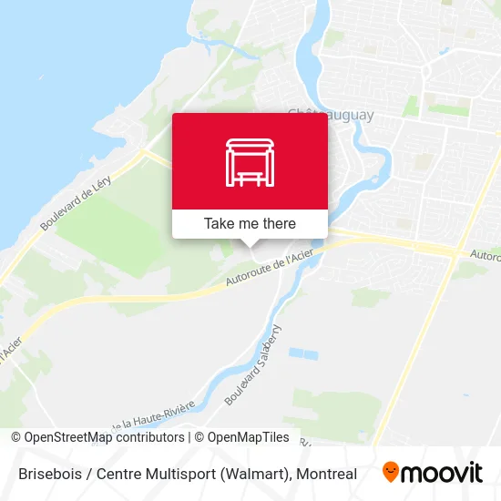 Brisebois / Centre Multisport (Walmart) map