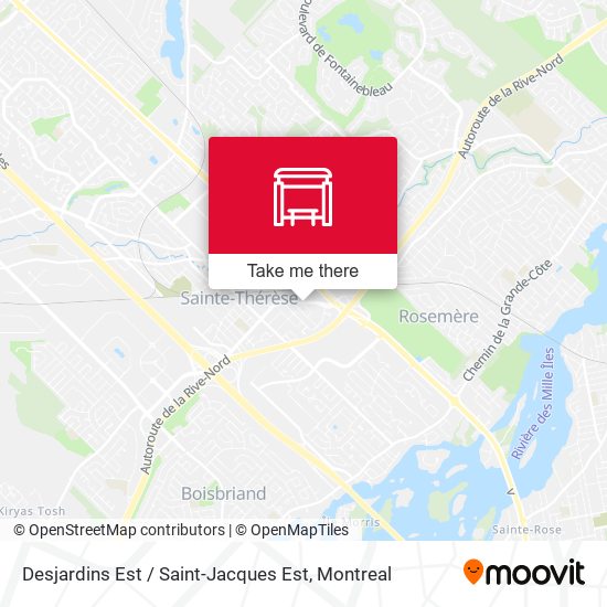 Desjardins Est / Saint-Jacques Est map