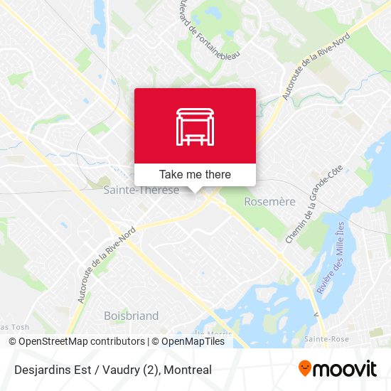 Desjardins Est / Vaudry (2) map