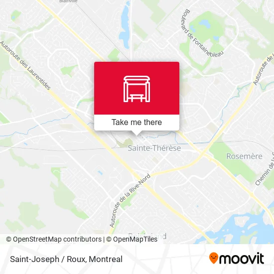 Saint-Joseph / Roux map