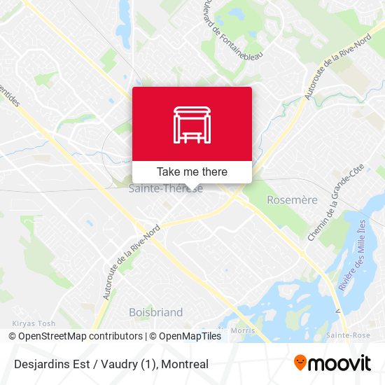 Desjardins Est / Vaudry (1) map