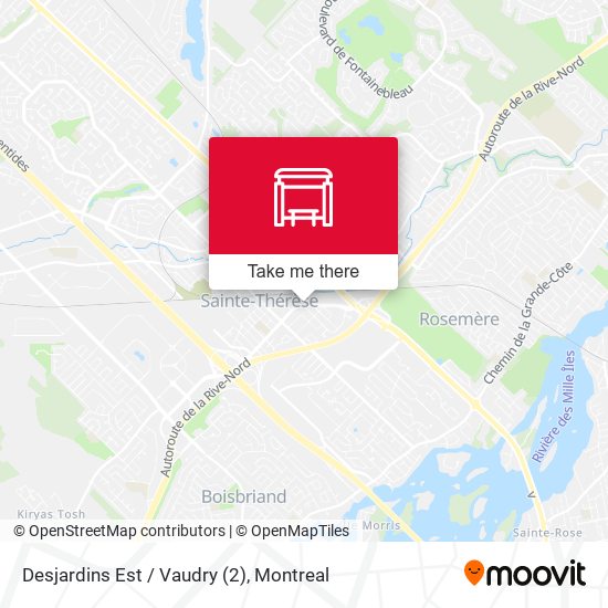 Desjardins Est / Vaudry (2) map