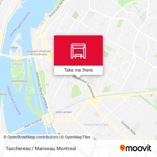 Taschereau / Manseau map