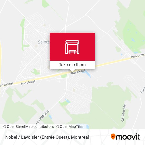 Nobel / Lavoisier (Entrée Ouest) map