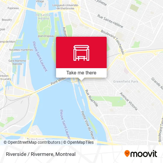 Riverside / Rivermere map