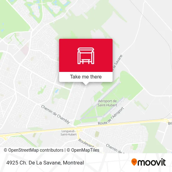 4925 Ch. De La Savane map