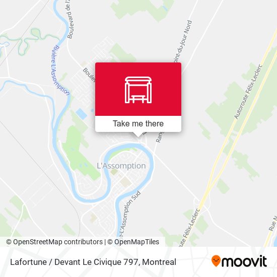 Lafortune / Devant Le Civique 797 map
