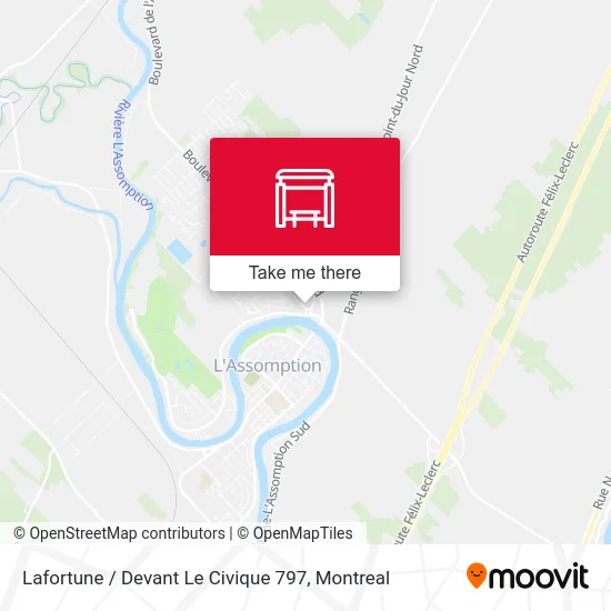 Lafortune / Devant Le Civique 797 map