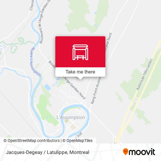 Jacques-Degeay / Latulippe map