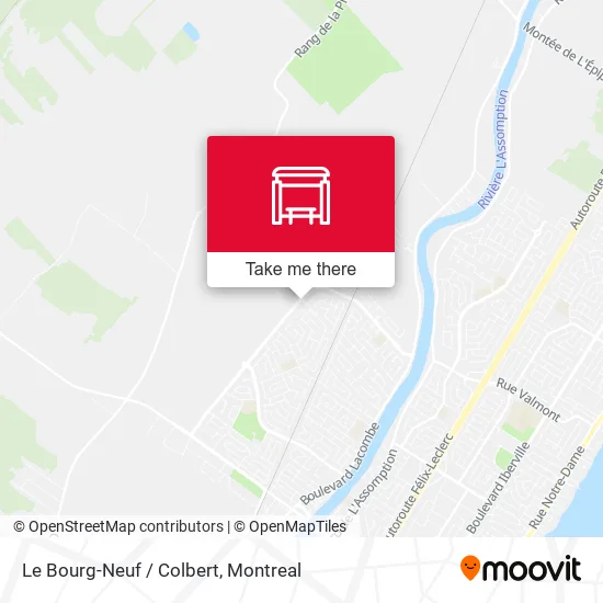 Le Bourg-Neuf / Colbert map