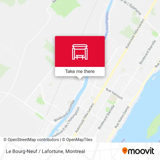 Le Bourg-Neuf / Lafortune map