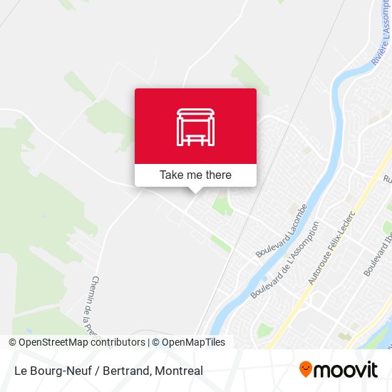 Le Bourg-Neuf / Bertrand map