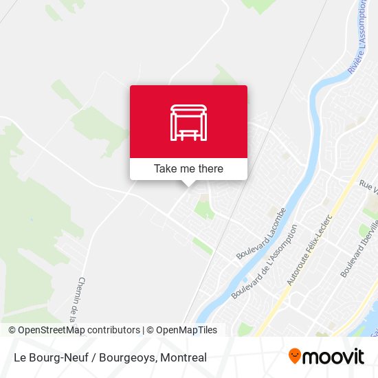 Le Bourg-Neuf / Bourgeoys map