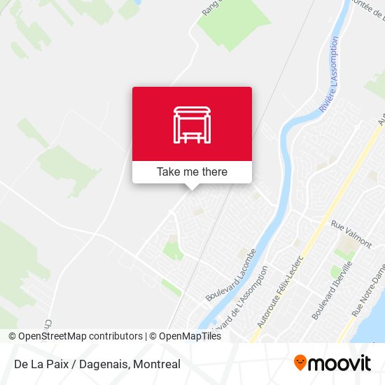 De La Paix / Dagenais map