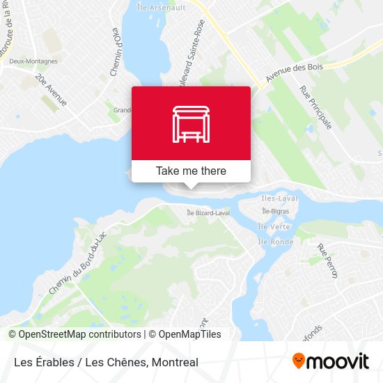 Les Érables / Les Chênes map