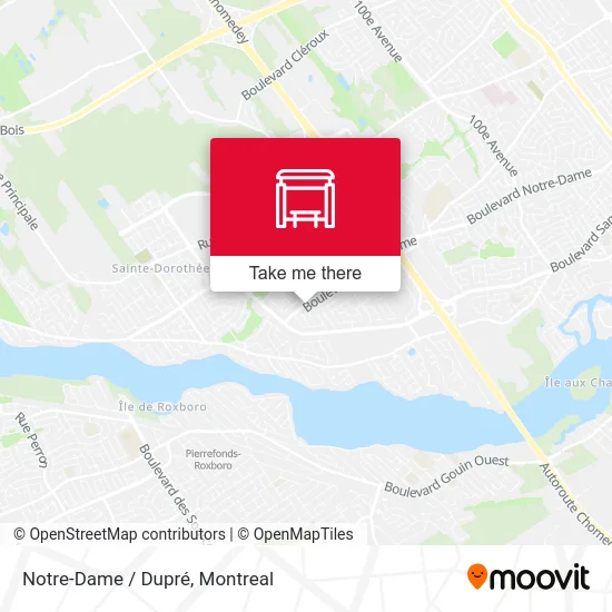 Notre-Dame / Dupré map