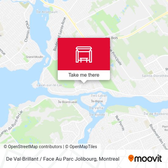 De Val-Brillant / Face Au Parc Jolibourg map