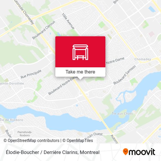 Élodie-Boucher / Derrière Clarins map