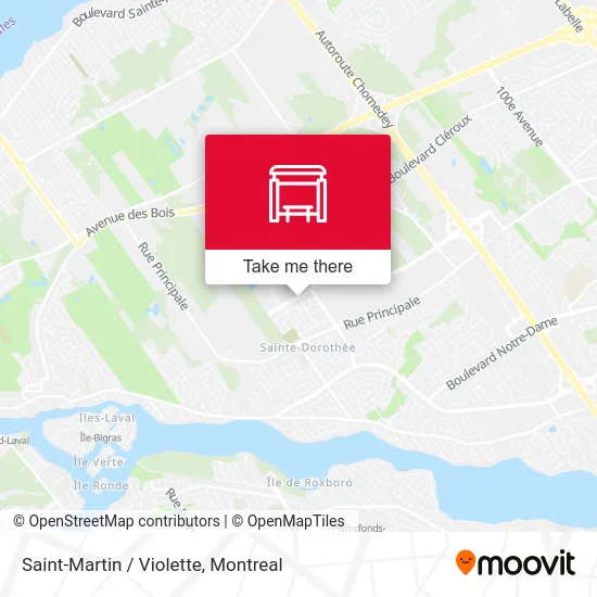 Saint-Martin / Violette map
